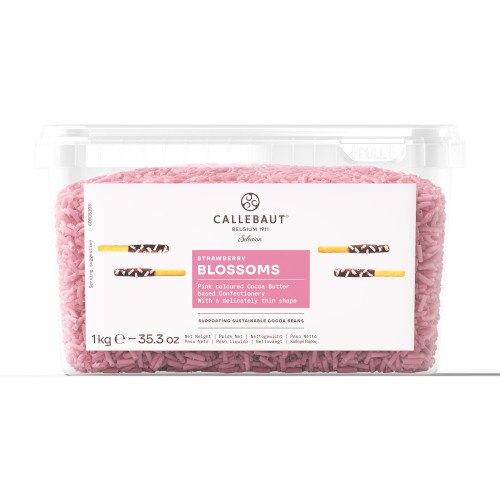 Callebaut Strawberry Chocolate Blossoms - 1kg